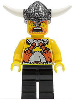 LEGO Minifigure-Viking Warrior 6c-Vikings-VIK023-Creative Brick Builders